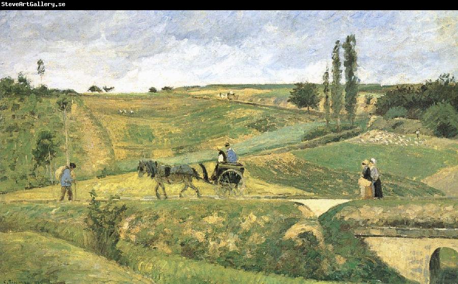 Camille Pissarro Pang plans scenery Schwarz